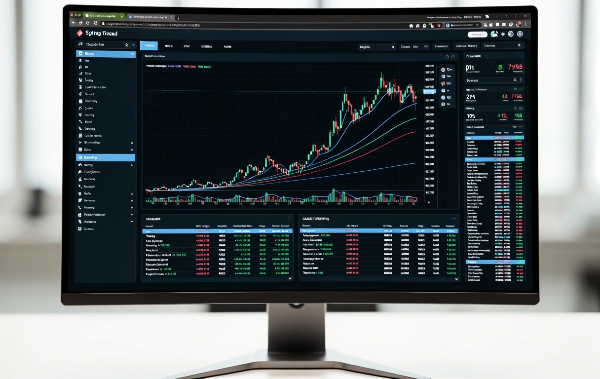 Advanced charting interface detail